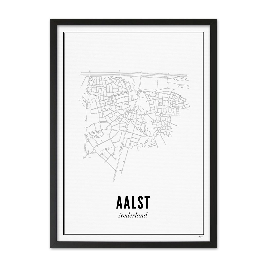 Poster van Aalst - Stad | WIJCK. 